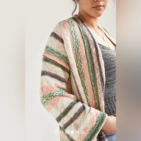 Anthropologie Pilcro Striped Cardigan XS/S - Picture 3 of 8